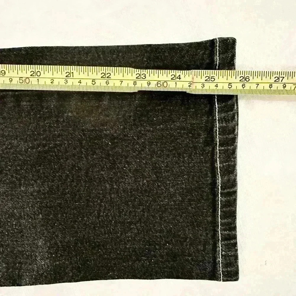 FUBU Collection Y2K Womens Size 7/8 Black Pants Jeans Logo - Picture 8 of 12